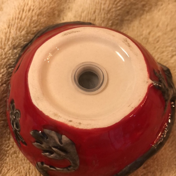 Blue Sky Clayworks Heather Goldminc 2012 Dragon/Vine Salt & Pepper 5”x5” - Picture 9 of 9